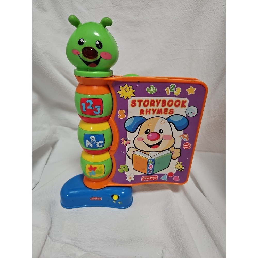 Fisher Price Laugh and Learn Storybook Rhymes Music Toy Talking Sounds 10" Works